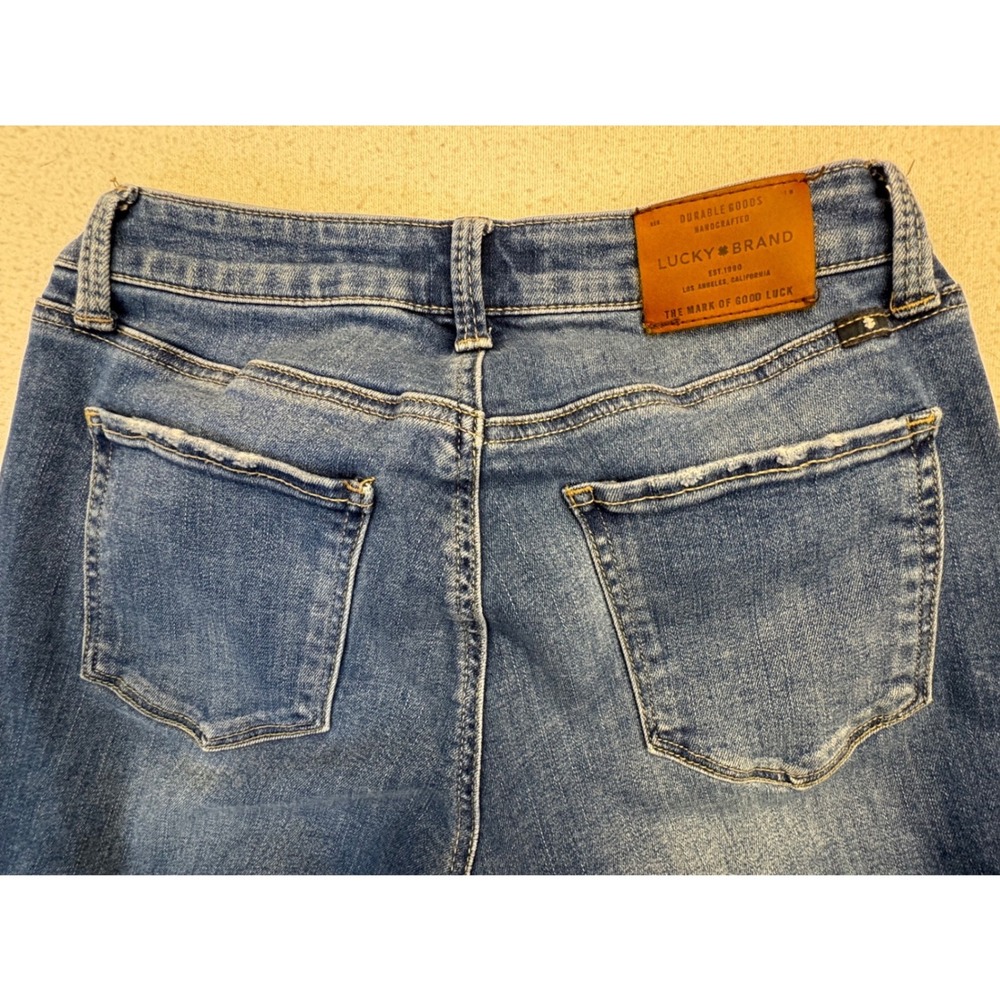 Lucky Brand Sasha Super Skinny Jeans Womens 4/27 Blue Mid Rise Denim - Picture 9 of 13
